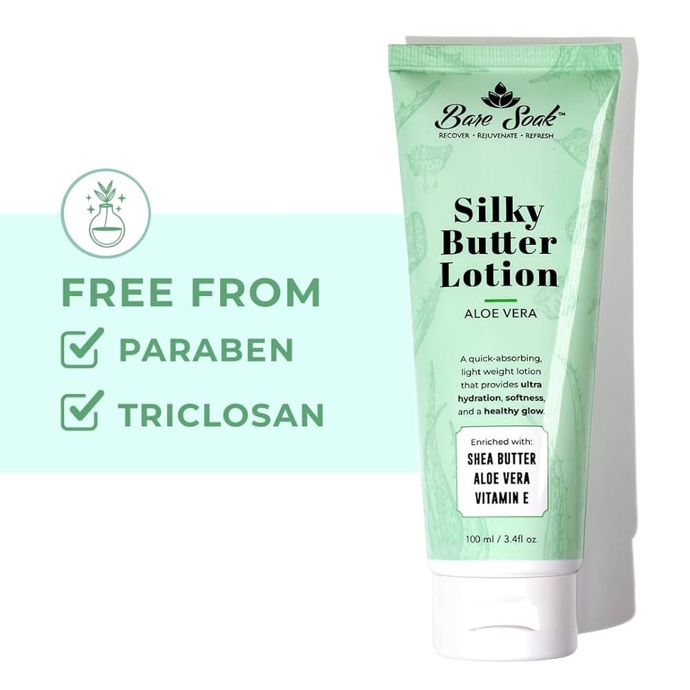 NWT Cucumber Scented - Bare Soak, Silky Butter Lotion - Picture 5 of 10